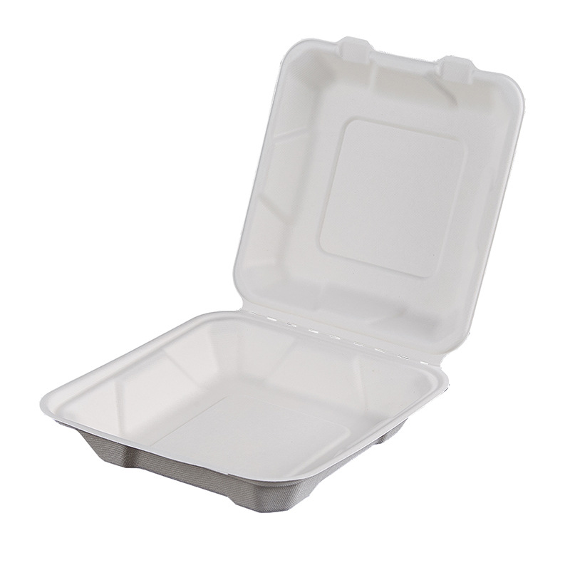 Bagasse Hinged Clamshell