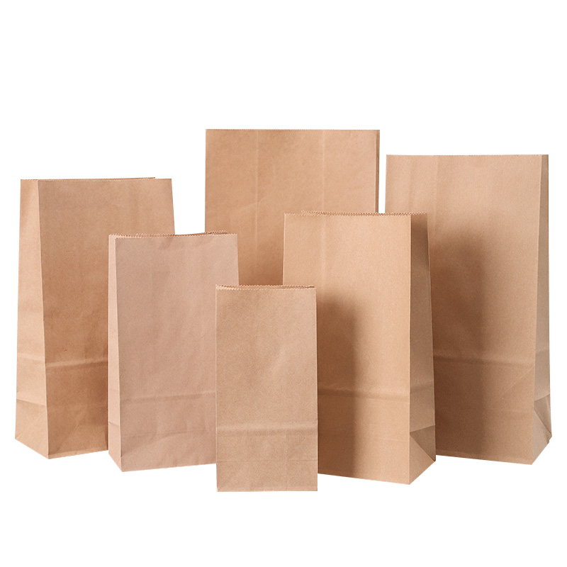 Brown Paper Snacks Bag